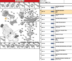 1807.GF Berlingo Motor Takozu Üst Sağ Rapro 59868