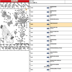 1806.H1 Berlingo Motor Takozu Bağlantı Çatalı Rapro 51835