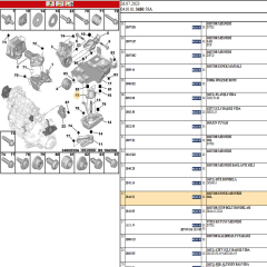 1844.51 Berlingo Motor Bağlantı Takozu Sol PSA Orjinal
