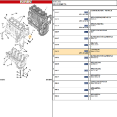 0164.56 Berlingo Blok Tapası Pulu 22,7x30-2 PSA Orjinal