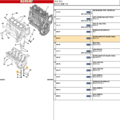 0234.07 Berlingo Motor Bloğu Tapası 13,9mm PSA Orjinal
