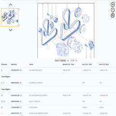 8200104754 Symbol Thalia 1.4 Alternatör Gergi Rulmanı Bms 013