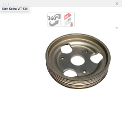 8200246248 Symbol Thalia 1.4 Hidrolik Direksiyon Pompa Kasnağı Vitesse 134