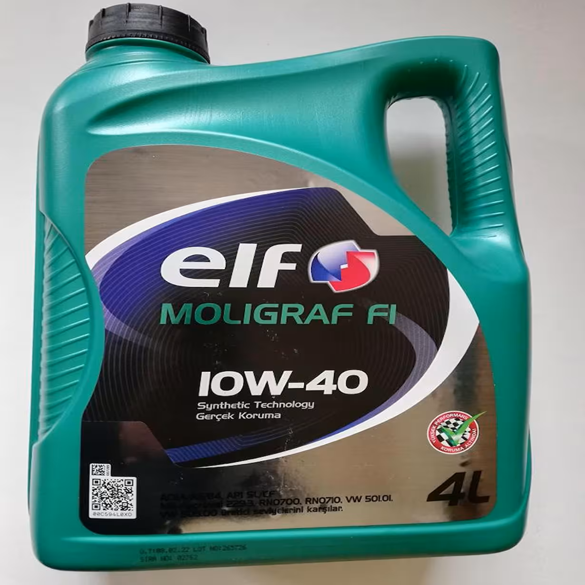 Elf Moligraf F1 Moligraf f1 10W-40 4 Litre Motor Yağı