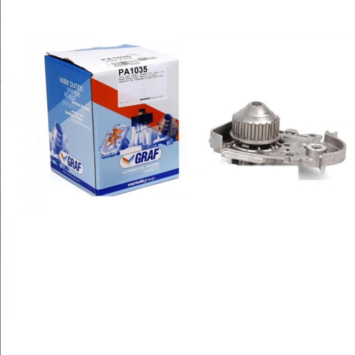 7701478018 Symbol 1.4 Su Pompası Devirdaim Graf PA1035