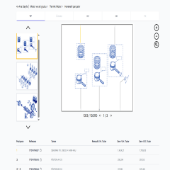 61042075G Symbol 1.4 Segman 0,50mm 79,50mm +0,50mm Goetze