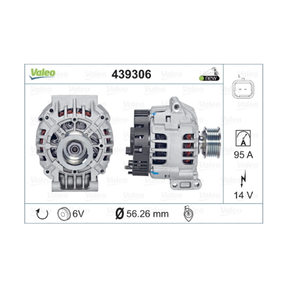 7701477711 Alternatör Komple 95 Amper Valeo 439306