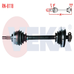 8200571876 Aks Sol 44 Diş Abs'li Uzunluk 630mm Yaylı Tip Veka RN8118